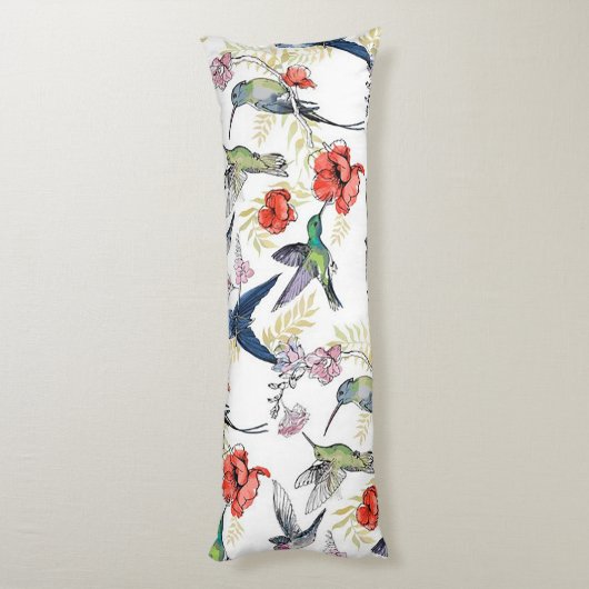 Hummingvogels Lichaamskussen (Achterkant (Verticaal))