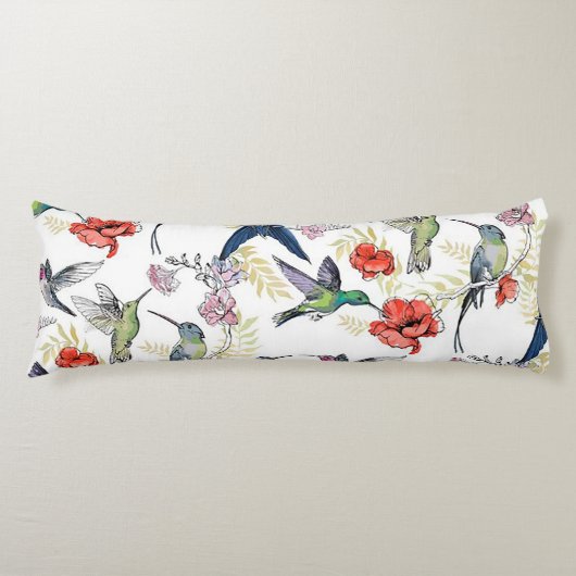 Hummingvogels Lichaamskussen (Voorkant)