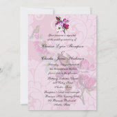 Hummingvogels Magnolias 5x7 Weddenschap Kaart (Achterkant)