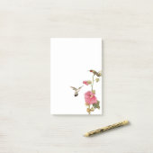 Hummingvogels na de geboorte post-it® notes (Op bureau)