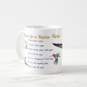 Hummingvogels Nectar Recipe Koffiemok (Voorkant links)