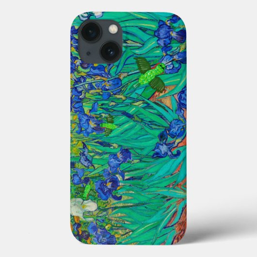 Hummingvogels op de blauwe Iopen van Van Gough Case-Mate iPhone Case (Achterkant)