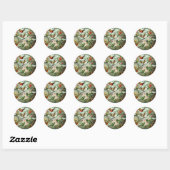 Hummingvogels Ronde Sticker (Vel)