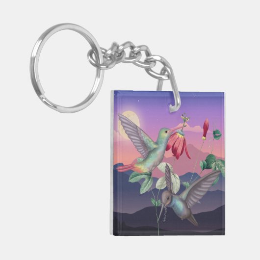 Hummingvogels Sleutelhanger (Voorkant Links)