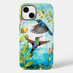 Hummingvogels Soil Floral Tuin Botanisch Case-Mate iPhone 14 Hoesje