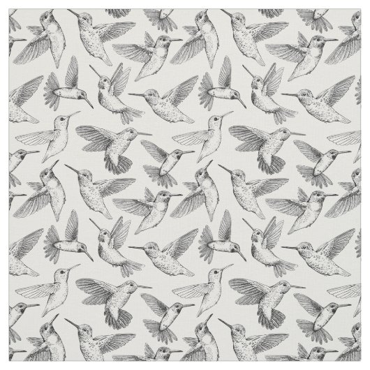 Hummingvogels Stof (Swatch)