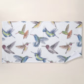 Hummingvogels Strandlaken (Voorkant)