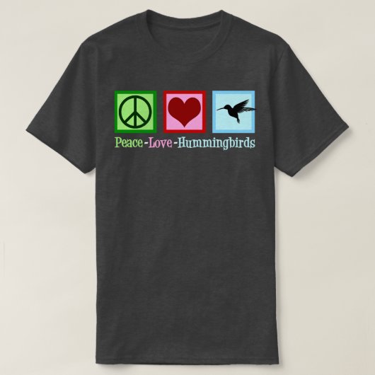 Hummingvogels T-shirt (Design voorkant)