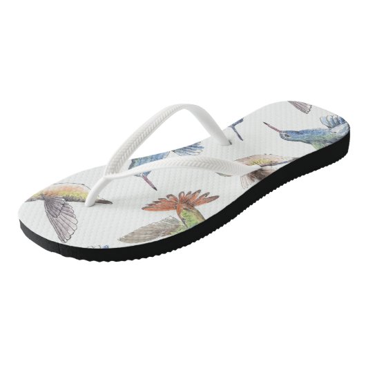 Hummingvogels Teenslippers (Schuin)