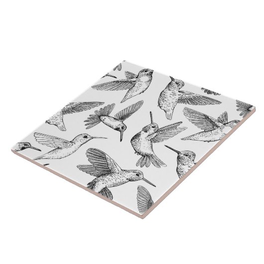 Hummingvogels Tegeltje (Zijkant)