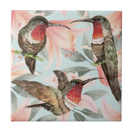 Hummingvogels Tegeltje (Voorkant)