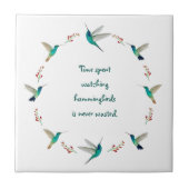 Hummingvogels Tegeltje (Voorkant)