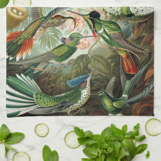 Hummingvogels Theedoek (Gevouwen)