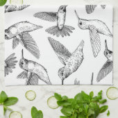 Hummingvogels Theedoek (Gevouwen)