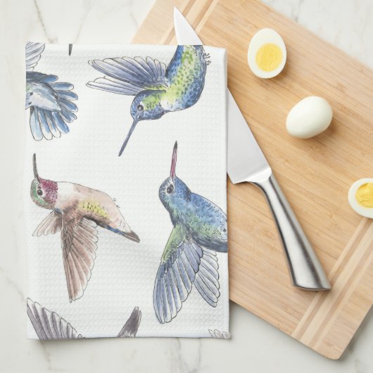 Hummingvogels Theedoek (Quarter Fold)