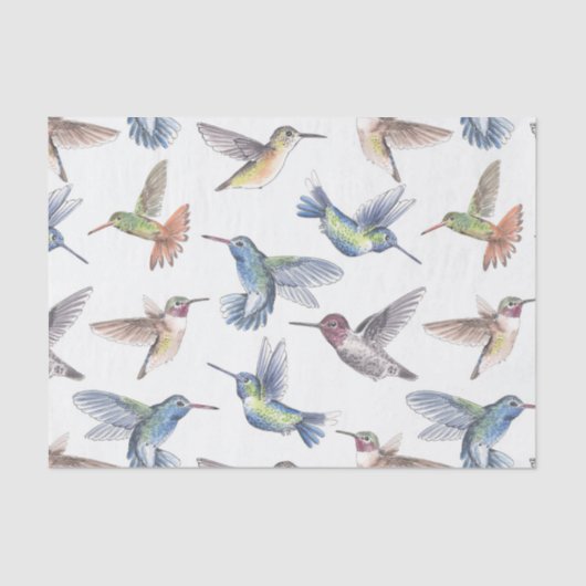 Hummingvogels Tissuepapier (Voorkant)