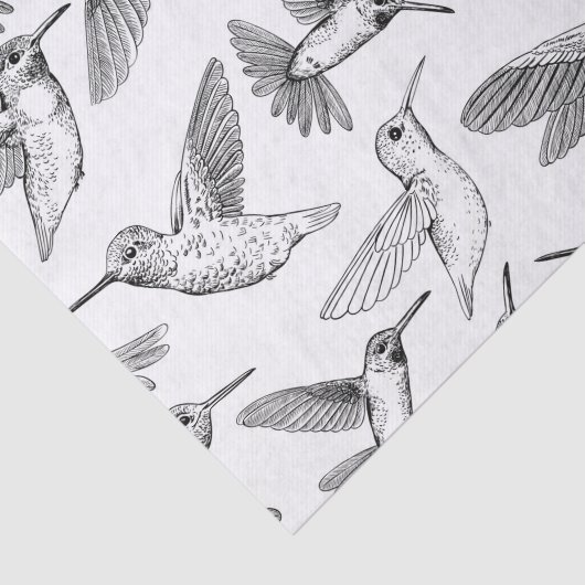 Hummingvogels Tissuepapier (Detail)