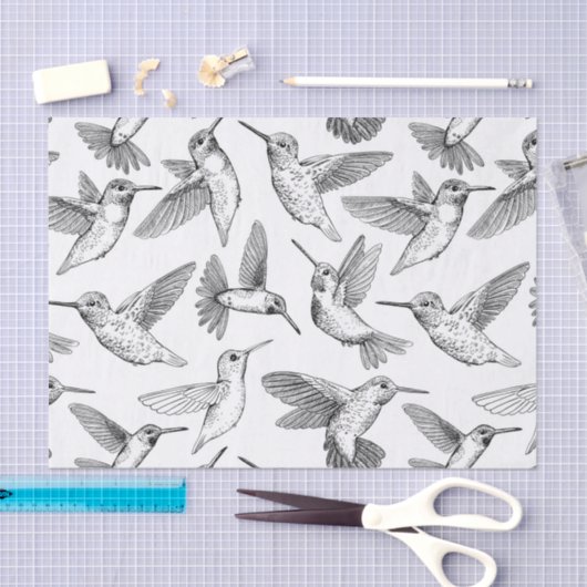 Hummingvogels Tissuepapier (Craft)
