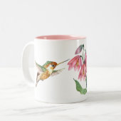 Hummingvogels Tweekleurige Koffiemok (Voorkant links)