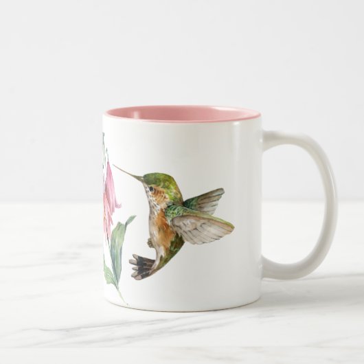 Hummingvogels Tweekleurige Koffiemok (Rechts)