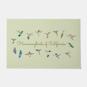 Hummingvogels uit Californië Deurmat (Voorkant)