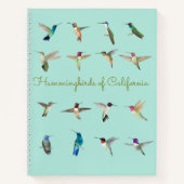 Hummingvogels uit Californië Notitieboek (Voorkant)
