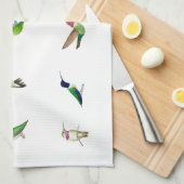 Hummingvogels uit Californië Theedoek (Quarter Fold)