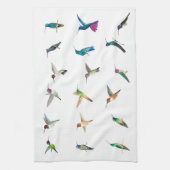 Hummingvogels uit Texas Theedoek (Verticaal)