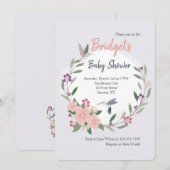 Hummingvogels Uitnodiging (Voorkant / Achterkant)