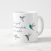 Hummingvogels van de Noord-Amerikaanse koffie-Mok Grote Koffiekop (Voorkant rechts)
