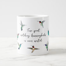 Hummingvogels van de Noord-Amerikaanse koffie-Mok