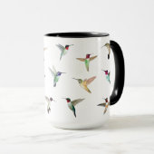 Hummingvogels van de Noord-Amerikaanse koffie-Mok Mok (Voorkant rechts)