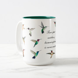 Hummingvogels van de Noord-Amerikaanse koffie-Mok Tweekleurige Koffiemok