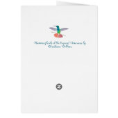 Hummingvogels van het tropische Amerika (Achterkant)