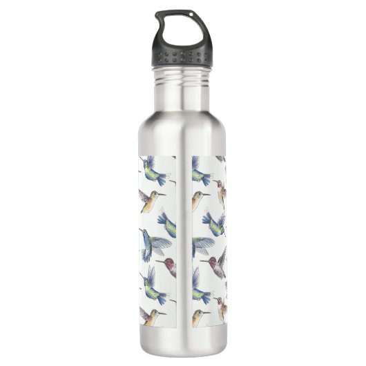 Hummingvogels Waterfles (Achterkant)