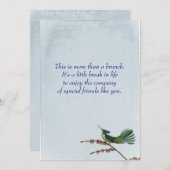 Hummungbird Brunch Kaart (Voorkant / Achterkant)