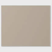 Hummus beige, lichtbruin, neutraal, vaste kleur cadeaupapier (Vlak)