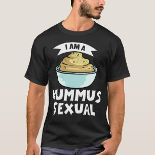 Hummus Healthy Gift Recipes Black Bean T-shirt