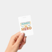 Hummus Hero Badge (Handheld)