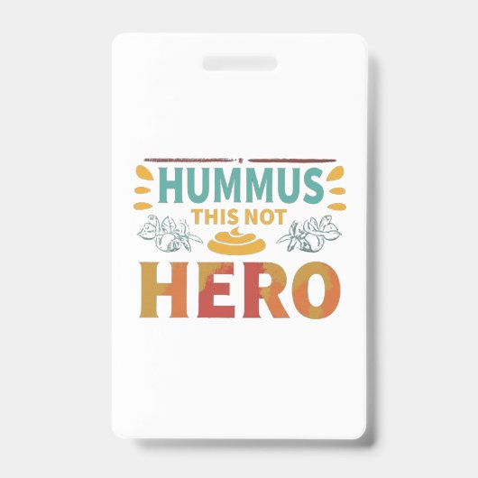 Hummus Hero Badge (Voorzijde)