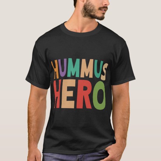 Hummus Hero T-shirt (Voorkant)