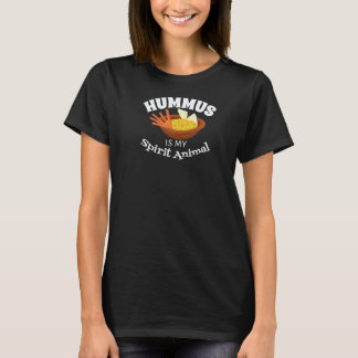 Hummus is Mijn Geestdier  Vegan Vegetarisch Eten  T-shirt