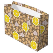 Hummus Large Gift Bag Groot Cadeauzakje (Achterkant Gekanteld)