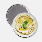Hummus Leuk Voedsel Koelkast Magneet (Voorkant / Achterkant)