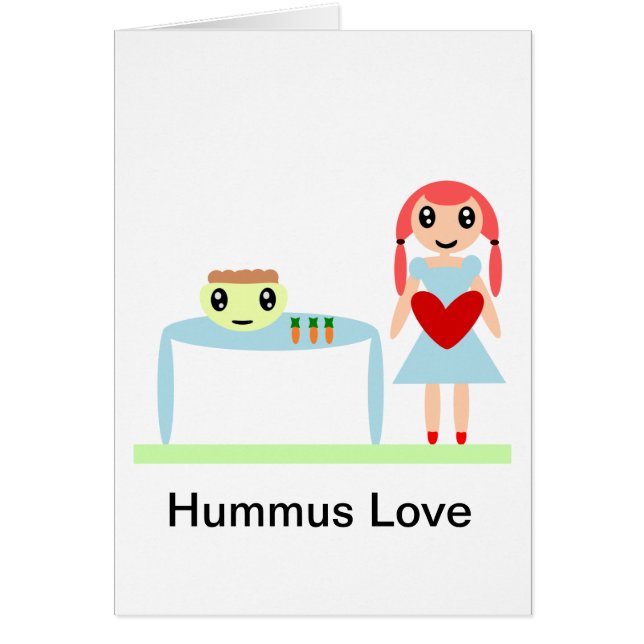 Hummus Love "I love hummus" (Voorkant)