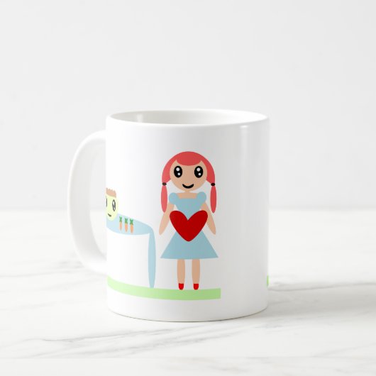 Hummus Love "I love hummus" Koffiemok (Voorkant links)