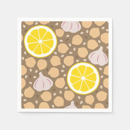 Hummus Napkins Servet (Voorkant)