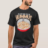 Hummus Pun Chickpeas Mediterranean Food 1 T-shirt (Voorkant)