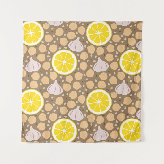 Hummus Tapestry Wandkleed (Voorkant)