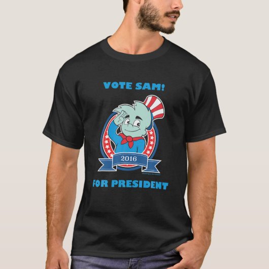Humongous Entertainment: Sam voor President T-shirt (Voorkant)